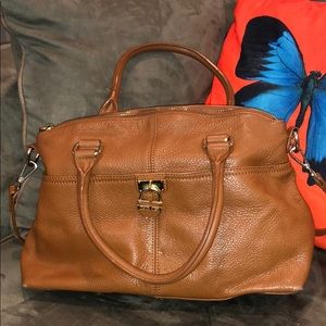 Calvin Klein brown leather bag